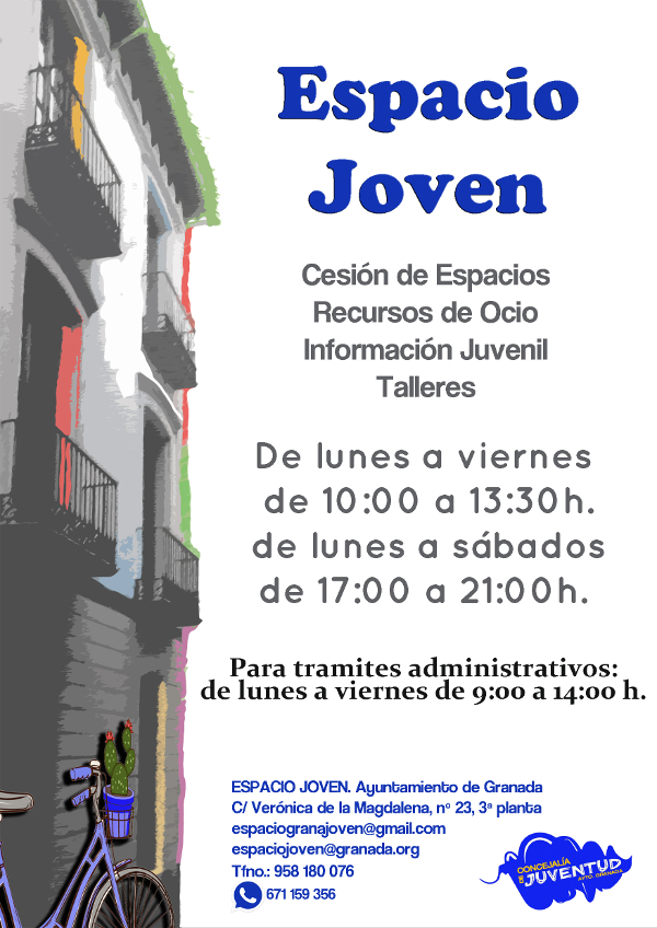 ©Ayto.Granada: Enredate: Horario Espacio Joven